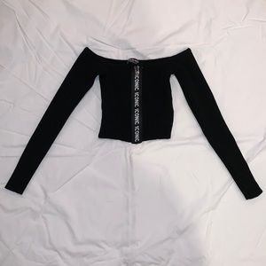 Ribbed knit crop top